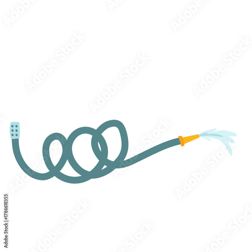 Water hose vector