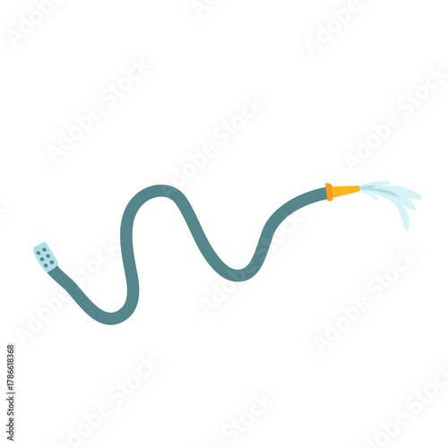 Water hose vector