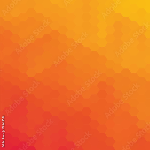orange hexagon background. Modern vector illustration. eps 10