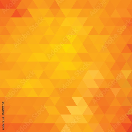 triangle background. orange geometric design. Modern vector illustration.