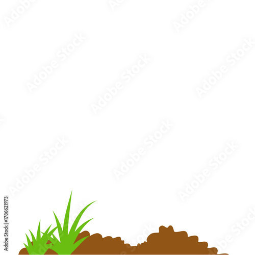 Ground plant compost