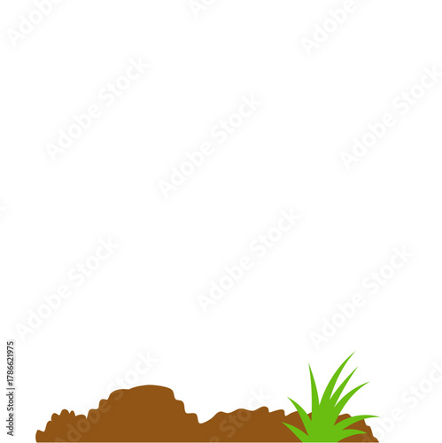 Ground plant compost