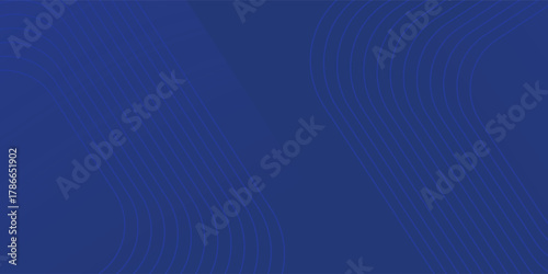 Abstract blue background with glowing geometric lines. Modern blue gradient square shape design. Futuristic technology concept. Suit for brochure, corporate, website, poster, banner, cover modern