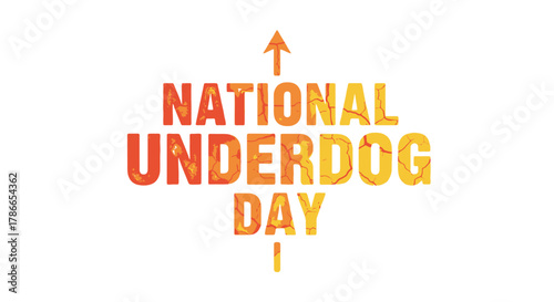 Celebrate National Underdog Day with Textured Graphic