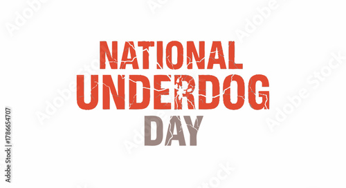 Celebrate the Underdog: National Day Graphics with Dynamic Typography