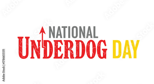 Underdog Day Colorful Promotion Banner Design