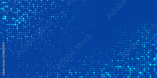 Abstract Dotted Blue Tech Finance Fintech Background Abstract Pixel Simple Art