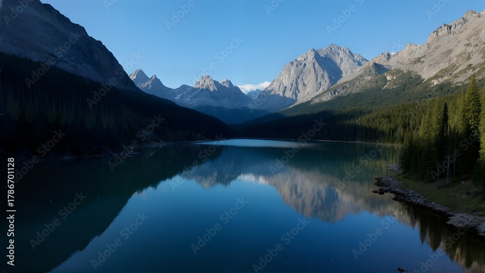 Naklejka premium drone aerial landscape