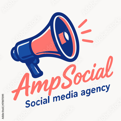 amp social vector logo