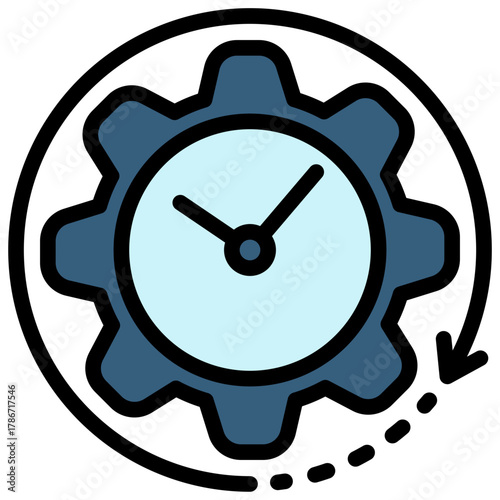 Consistency Mini Illustration Icon. Use For Modern Concept, Print, Ui, Ux Kit, Web And App Development. Vector Related To Business Finance, Management And More