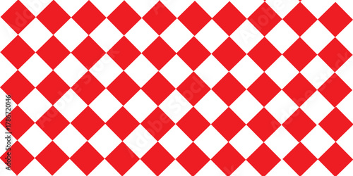 red and white checkered pattern, Checkerboard seamless pattern