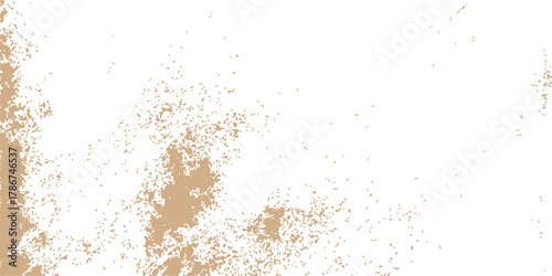 Textured grunge brown wall background with rust and powder stains