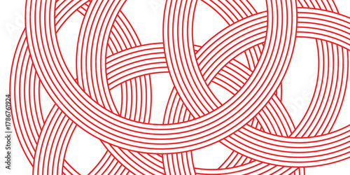 abstract creative geometric background of red curved stripes line.