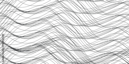 abstract creative irregular wave line design.