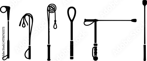 Horse riding crop silhouette, Whip silhouette, Riding crops silhouette, Riding crops, Whip, Horse crops, Riding equestrian, Riding crop clipart, Riding crops bundle set