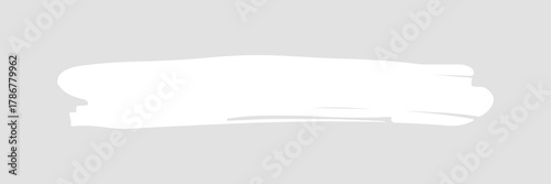 White brush stroke divider clipart vector