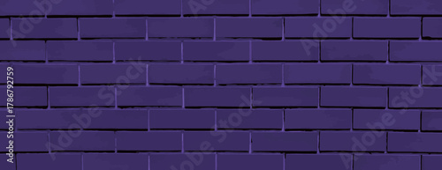 Brick background, purple background with a textured brick pattern. The background is a deep purple color, creating a bold look. Brick texture background vector wallpaper