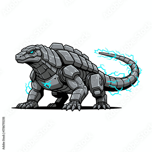 🦖 Kartun T-Rex hijau lucu ilustrasi vektor karakter dinosaurus reptil buaya