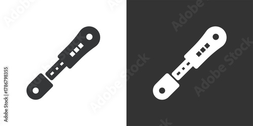 Baby Thermometer icon. Solid glyph series icon