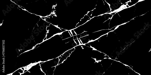 "Elegant black marble texture with striking white veins. Perfect for backgrounds, modern interior design, luxury product mockups, and digital graphics requiring a high-contrast natural stone effect"	
