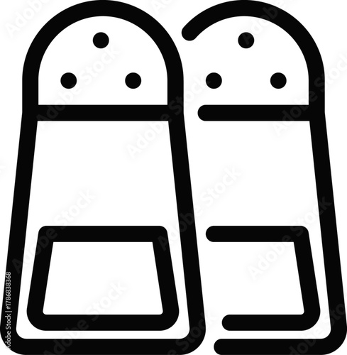 Salt and pepper icon