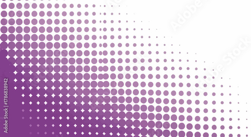 Purple Halftone Pattern A Minimalist Graphic Design