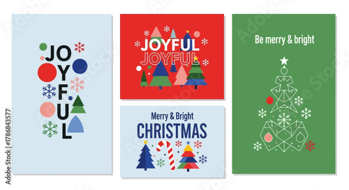 Joyful Christmas Greetings Festive Cards with Holiday Season Designs for Seasonal Celebrations
