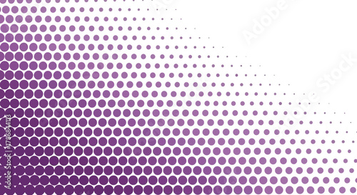 Abstract Purple Halftone Pattern Design with Gradient Effect for Modern Backgrounds and Textures