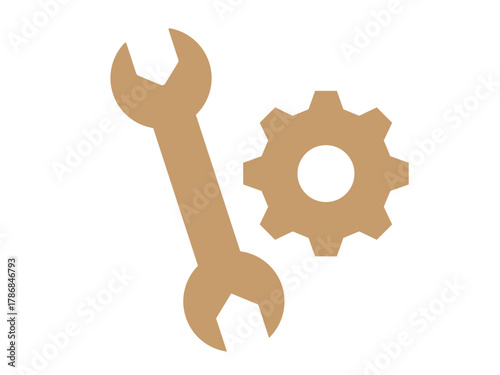 メンテナンスのマーク（修理のアイコン）