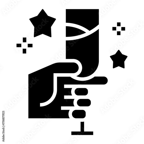 congratulation Solid icon