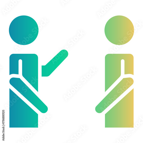 congratulation Gradient icon