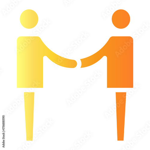 congratulation Gradient icon