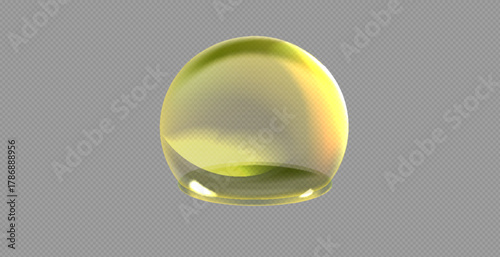 Sphere shield abstract energy protection spheres. Force field globe shell. Dome barrier technology vector set.