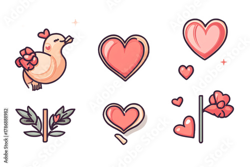 Valentines Day Website Icons PNG