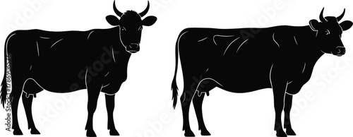 Silhouette illustration of human life stages from youth to old age with dog, emotional vector concept for family and lifestyle design