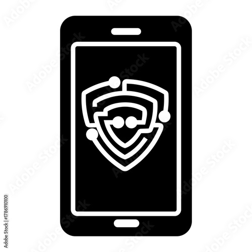 cyber threat Solid icon