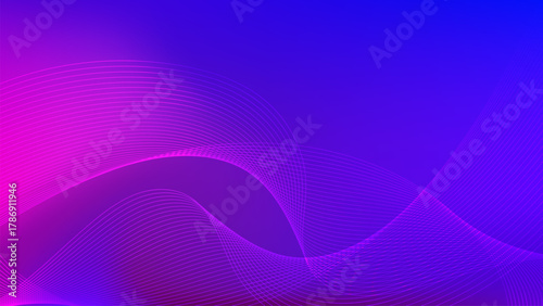abstract purple background with wavy lines