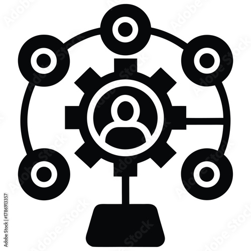 crm automation icon icon on white