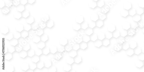 abstract hexagonal tiles with gold and white accents, White geometric hexagonal honeycomb shape texture background, minimalistic and modern, elegant geometric arrangement of green and white hexagonal.