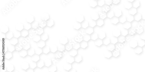 abstract hexagonal tiles with gold and white accents, White geometric hexagonal honeycomb shape texture background, minimalistic and modern, elegant geometric arrangement of green and white hexagonal.