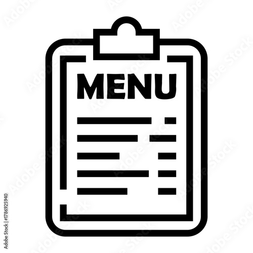 food courts Line Icon