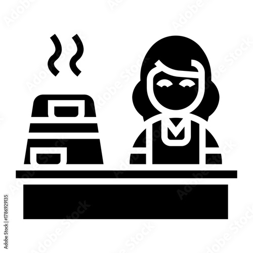 food courts Solid icon