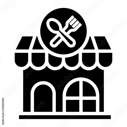 food courts Solid icon