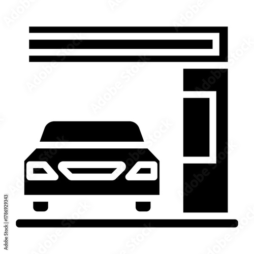 food courts Solid icon