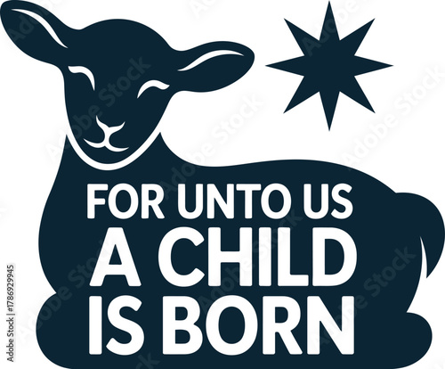 Religious illustration of jesus birth scene