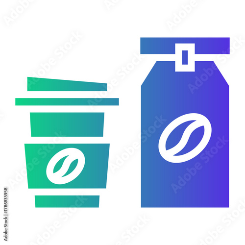 food courts Gradient icon