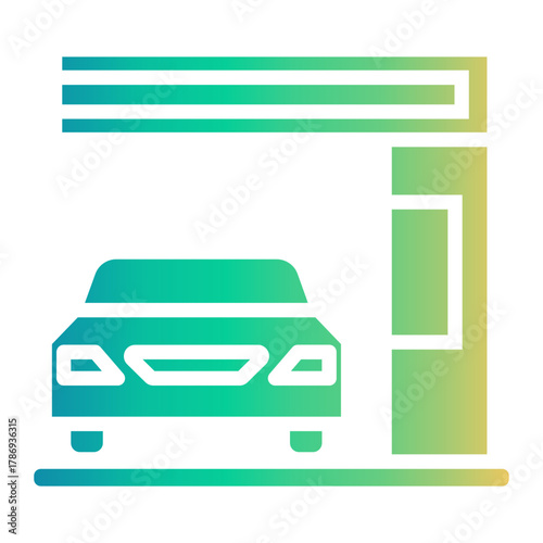 food courts Gradient icon