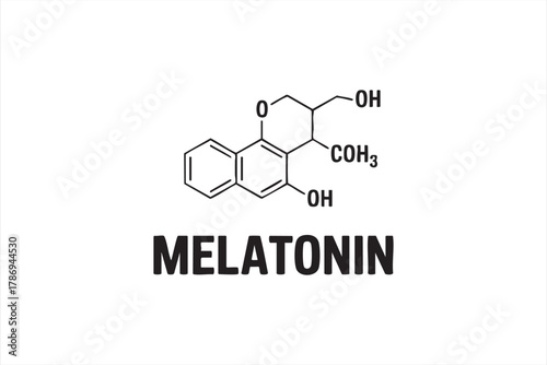 Molecular structure of melatonin for chemistry, pharmacology, and biology design