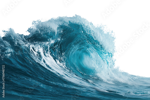 Fototapeta Naklejka Na Ścianę i Meble -  Powerful ocean wave cresting (3)