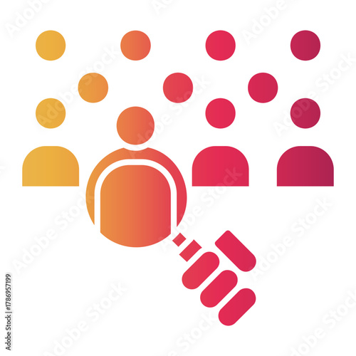 investigation Gradient icon